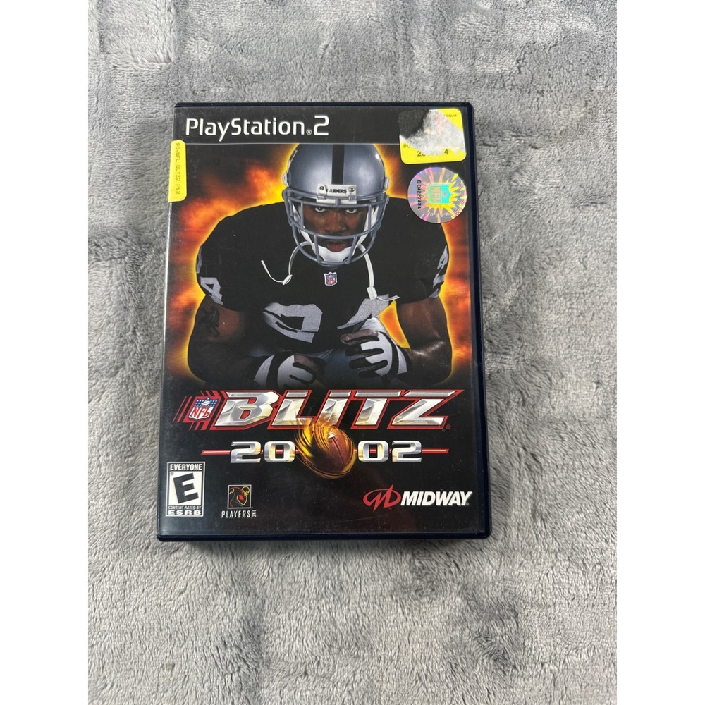 NFL Blitz 2002 Sony PlayStation 2 PS2 Midway Sports Football Game CIB Manual